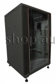  Шкаф телекоммуникационный "19 дюймов", напольный 18U чёрный (WT-2041B-1, 18U-WO-600x600-B)