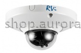 Купольная панорамная fish eye «рыбий глаз» IP-видеокамера RVI-IPC74