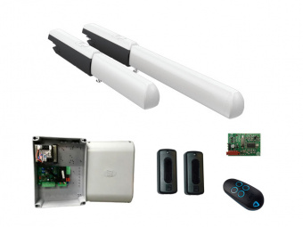 ATI3000A RC combo KIT - Комплект автоматики для двухстворчатых распашных ворот на основе привода А3000А (блок управления ZF1N, радиоуправление с динамическим кодом, фотоэлементы)