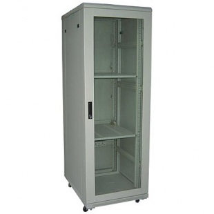 Шкаф телекоммуникационный "19 дюймов", напольный 30U серый (WT-2041A-30U-600x800-G)